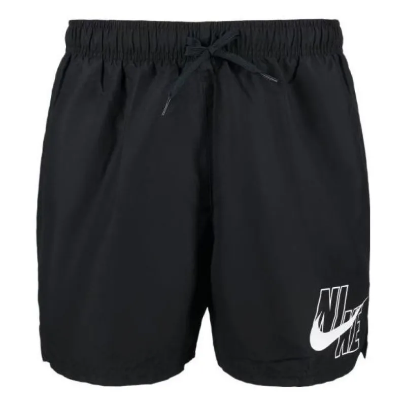 Nike Logo Solid 5 Shorts 'Black' NESSA566-001 sold by KicksCrew