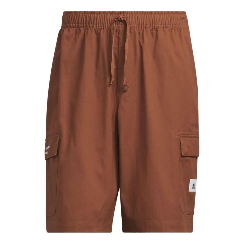 Adidas Sportswear Cargo Shorts 'Brown' IS4938 sold by KicksCrew