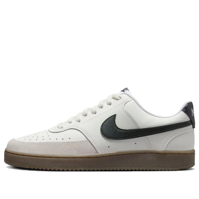 Nike Court Vision Low Shoes 'Sail Light Brown White Black' FQ8075-133 sold by KicksCrew