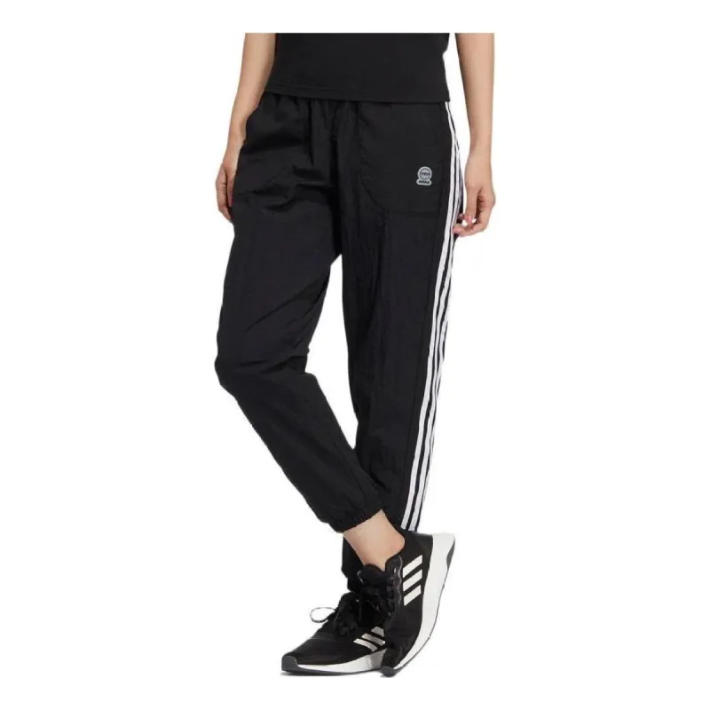 (WMNS) Adidas Neo 3-Stripes Woven E 78 Pants 'Black' HF7283 sold by KicksCrew