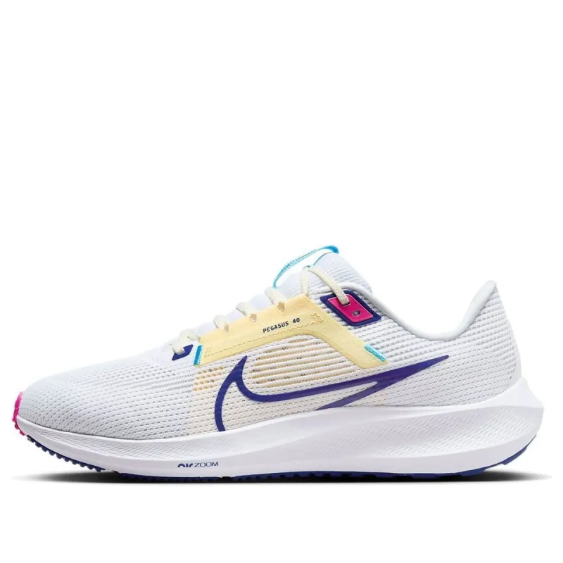 Nike Air Zoom Pegasus 40 'White Pink Royal' DV3853-105 sold by KicksCrew