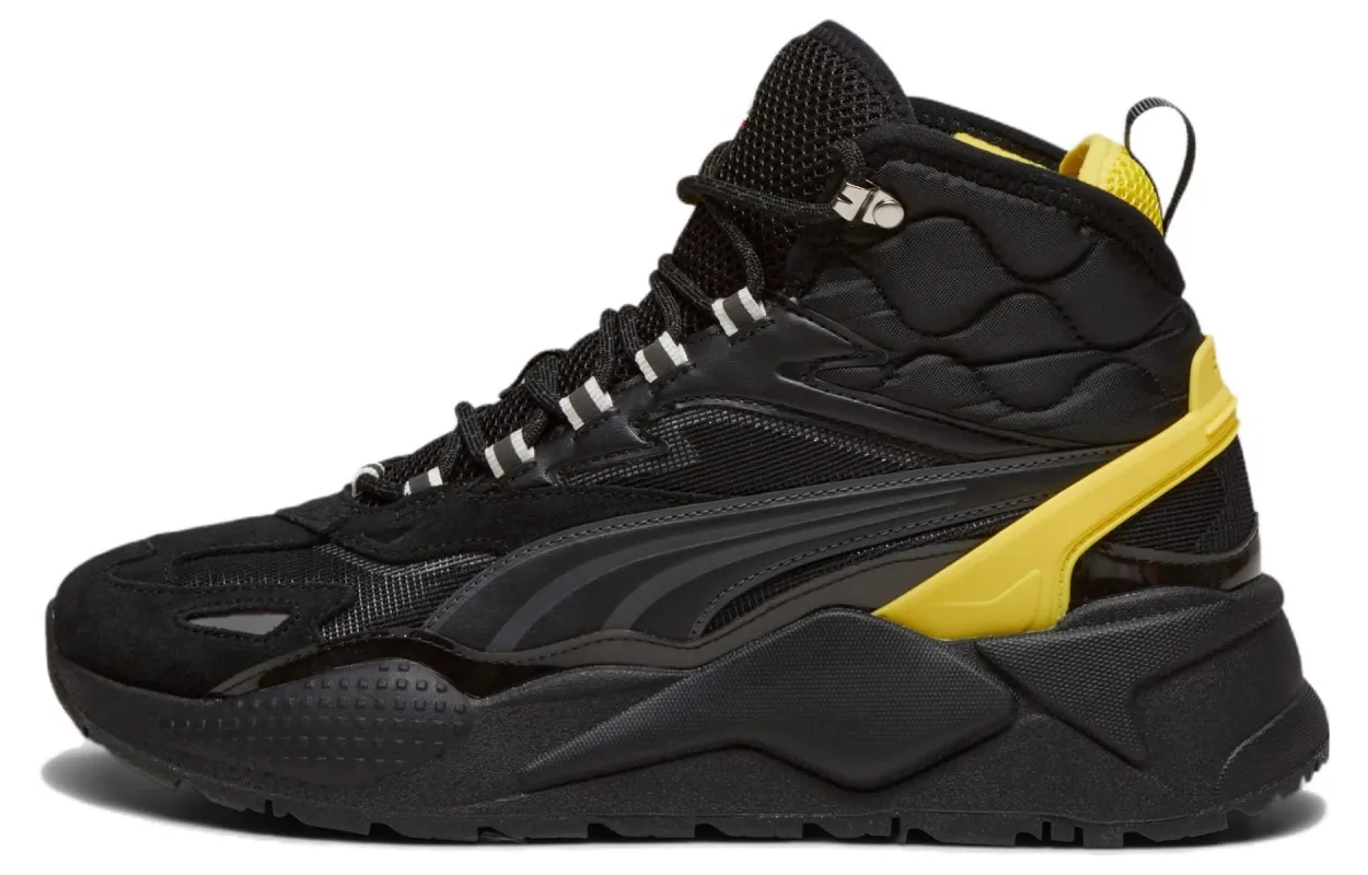 PUMA Scuderia Ferrari x RS-X Mid 'Black Speed Yellow' 307959-01 sold by KicksCrew