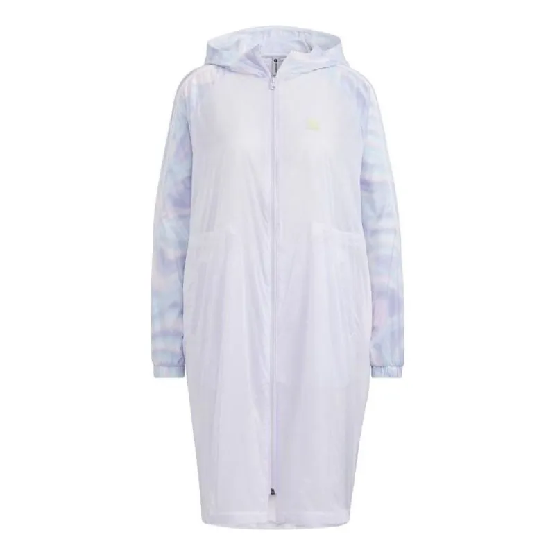 (WMNS) Adidas Authentic NEO Hooded Sports Casual Jackets 'White' HF7265 sold by KicksCrew