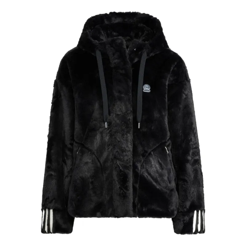 (WMNS) Adidas Neo Winter Fur 'Black' HZ2432 sold by KicksCrew