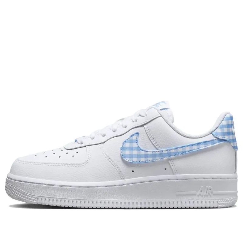 (WMNS) Nike Air Force 1 Low 'University Blue Gingham Plaids' DZ2784-100 sold by KicksCrew