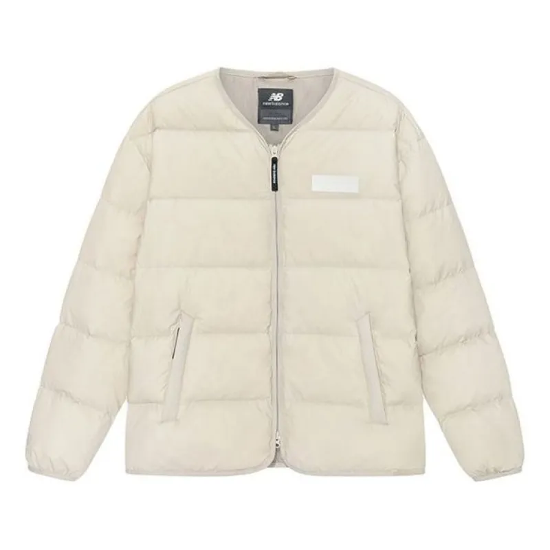New Balance Warm Down Jacket 'Cream White' 5PB42073-BEI sold by KicksCrew