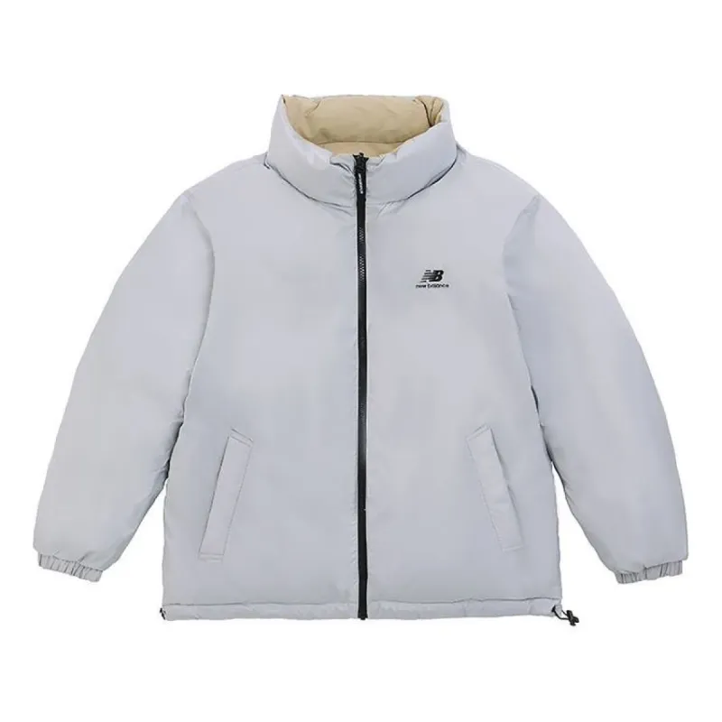 New Balance Logo Warm Down Jacket 'Grey Khaki' 5PC44273-BEI sold by KicksCrew
