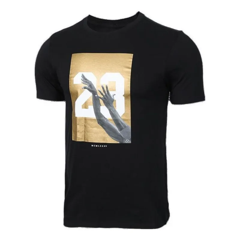 Air Jordan 23 Shooting Graphic T-Shirt 'Black' AJ3995-010 sold by KicksCrew