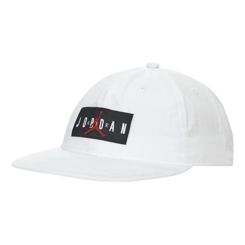 (GS) Air Jordan Jumpman Logo Adjustable Cap 'White' DA5169-100 sold by KicksCrew