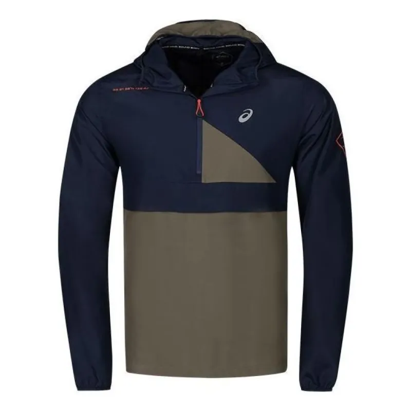 ASICS Fujitrail Anorak Jacket 'Dark Navy Green' 2011C382-400 sold by KicksCrew