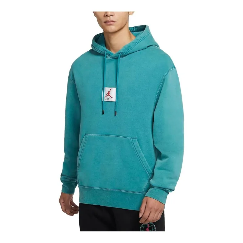 Air Jordan Flight Fleece Hoodie 'Teal' CK6469-381 sold by KicksCrew