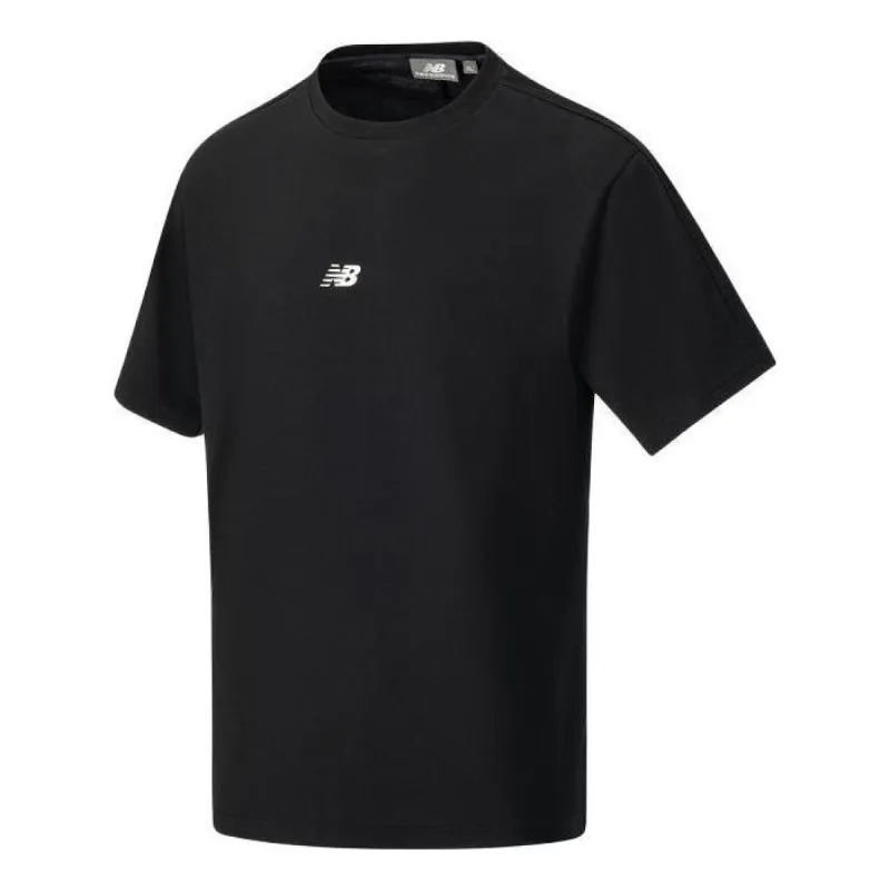 New Balance Athletics Logo-Print T-Shirt 'Black' 5ED24491-BK sold by KicksCrew