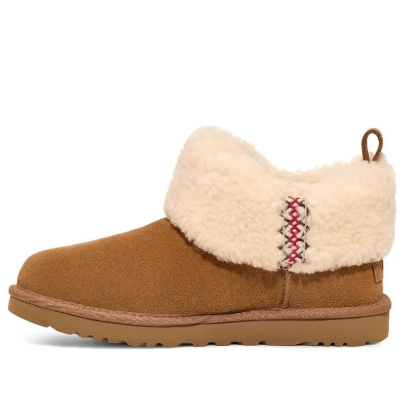 (WMNS) UGG Classic Ultra Mini Braid 'Chestnut' 1151750-CHE sold by KicksCrew