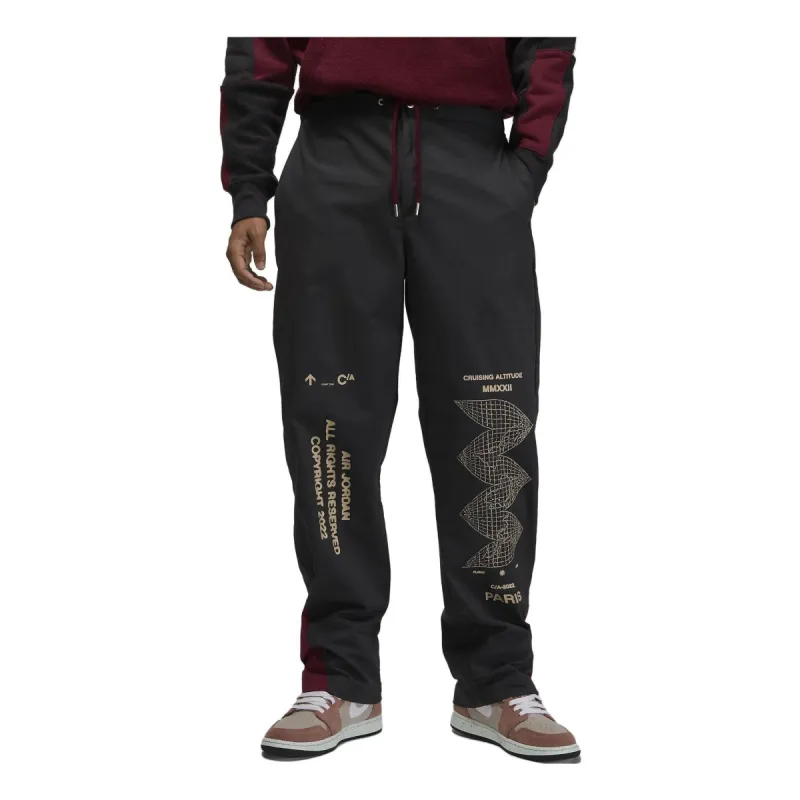Air Jordan Flight Heritage Woven Pants 'Off Noir' DV1609-045 sold by KicksCrew