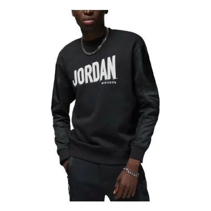 Air Jordan Flight MVP Graphic Fleece Crew-neck Sweatshirt 'Black' DV7588-010 sold by KicksCrew