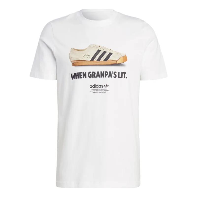 adidas originals Graphics New Age T-shirt 'White' IC8871 sold by KicksCrew