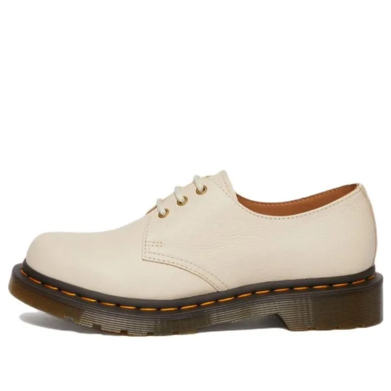 (WMNS) Dr. Martens 1461 Virginia Leather Oxford Shoes 'Parchment Beige' 24256292 sold by KicksCrew