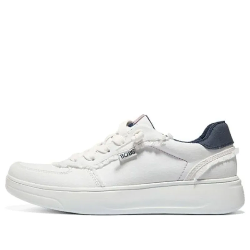 (WMNS) Skechers BOBS Casual Sneakers 'White Navy' 114421-WMLT sold by KicksCrew