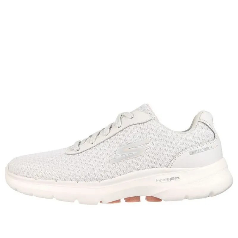 (WMNS) Skechers Go Walk 6 'Light Grey Pink' 124549-LGPK sold by KicksCrew