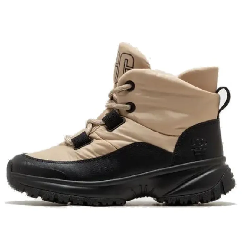 (WMNS) UGG Yose Puffer Lace 'Mustard Seed' 1143844-MDSD sold by KicksCrew