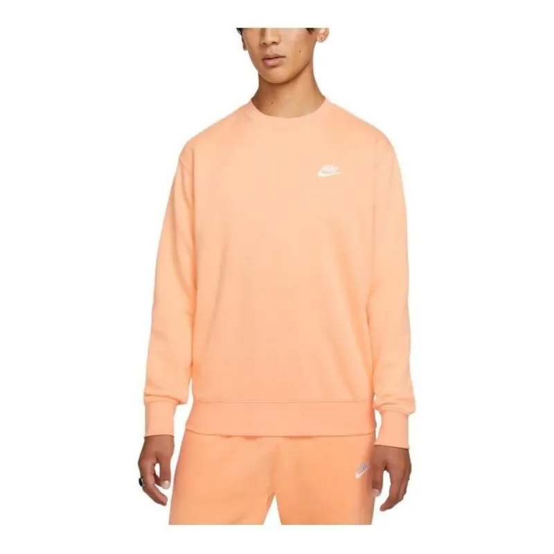 Nike Sportswear Club Fleece Sweatshirt 'Orange' BV2663-734 sold by KicksCrew