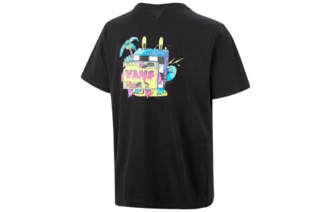 Vans Print Artist Collaboration T-shirt 'Black' VN0A7TQNBLK sold by KicksCrew