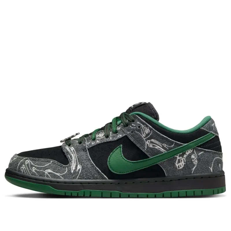 Nike x There Skateboard SB Dunk Low Pro 'Anthracite Gorge Green' HF7743-001 sold by KicksCrew