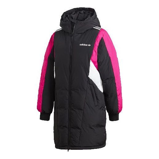 (WMNS) Adidas Originals Down Jacket Long 'Black Pink' EC2184 sold by KicksCrew