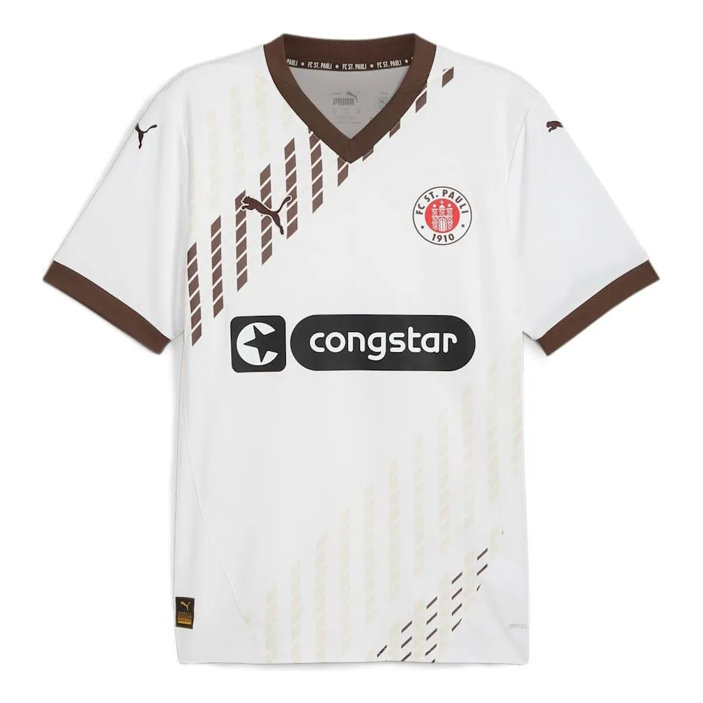 PUMA FC St. Pauli 2024/25 Away Jersey 'White' 778651-02 sold by KicksCrew