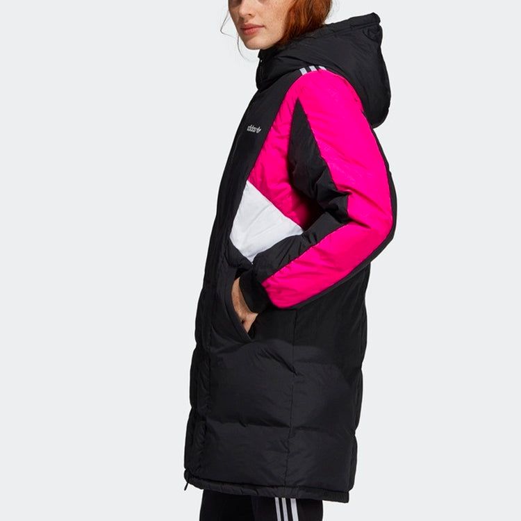 (WMNS) Adidas Originals Down Jacket Long 'Black Pink' EC2184 sold by KicksCrew product image thumbnail 4