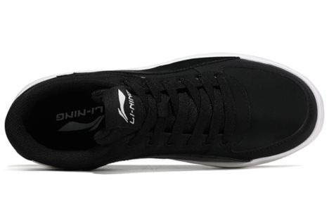 (WMNS) Li-Ning Classic Skateboarding 'Black White' AGCR470-3 sold by KicksCrew