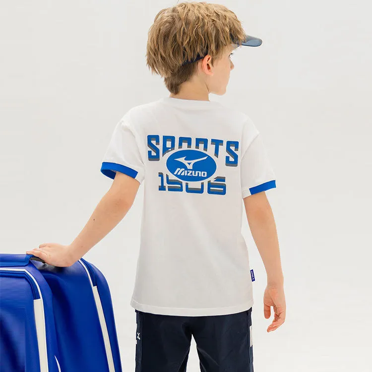 (GS) Mizuno Logo Casual T-shirt 'White' T2101 sold by KicksCrew product image thumbnail 4