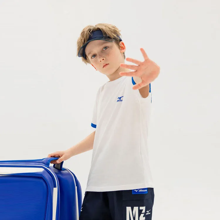 (GS) Mizuno Logo Casual T-shirt 'White' T2101 sold by KicksCrew product image thumbnail 3