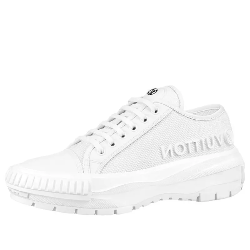 (WMNS) LOUIS VUITTON Squad Trainers 'White with Brown' 1A9ROP sold by KicksCrew