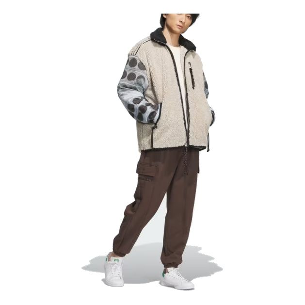 adidas Originals x Song for the Mute Fleece Jacket 'Black Beige' IY9514 sold by KicksCrew product image thumbnail 2