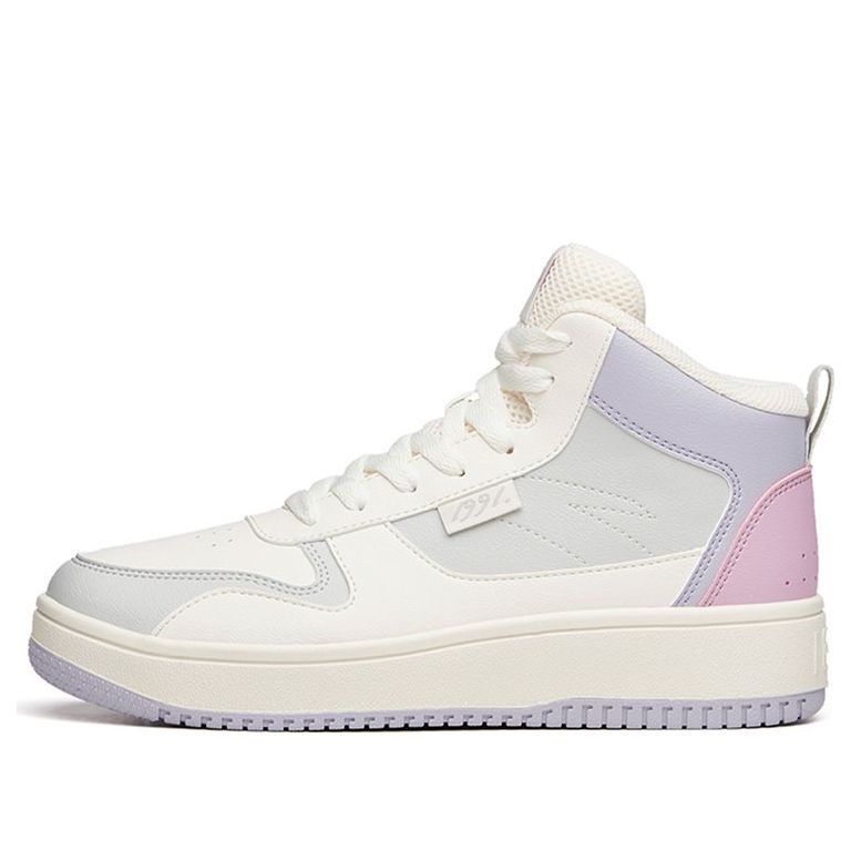 (WMNS) ANTA Lifestyle Series Skate Shoes 'White Purple Grey' 922038010-18 sold by KicksCrew