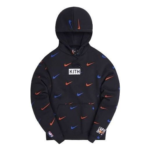 KITH x Nike New York Knicks AOP Hoodie 'Black' NKCZ1749-010 sold by KicksCrew