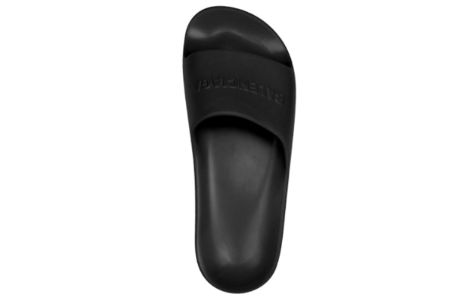 (WMNS) Balenciaga Chunky Slides 'Black' 654315W1S891000 sold by KicksCrew