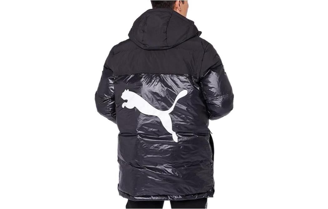 Puma Logo Down Jacket 'Black' 534508-01 sold by KicksCrew product image thumbnail 2