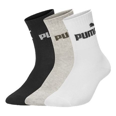 PUMA Sport Socks 3 Pack 'White Black Grey' 907263-07 sold by KicksCrew