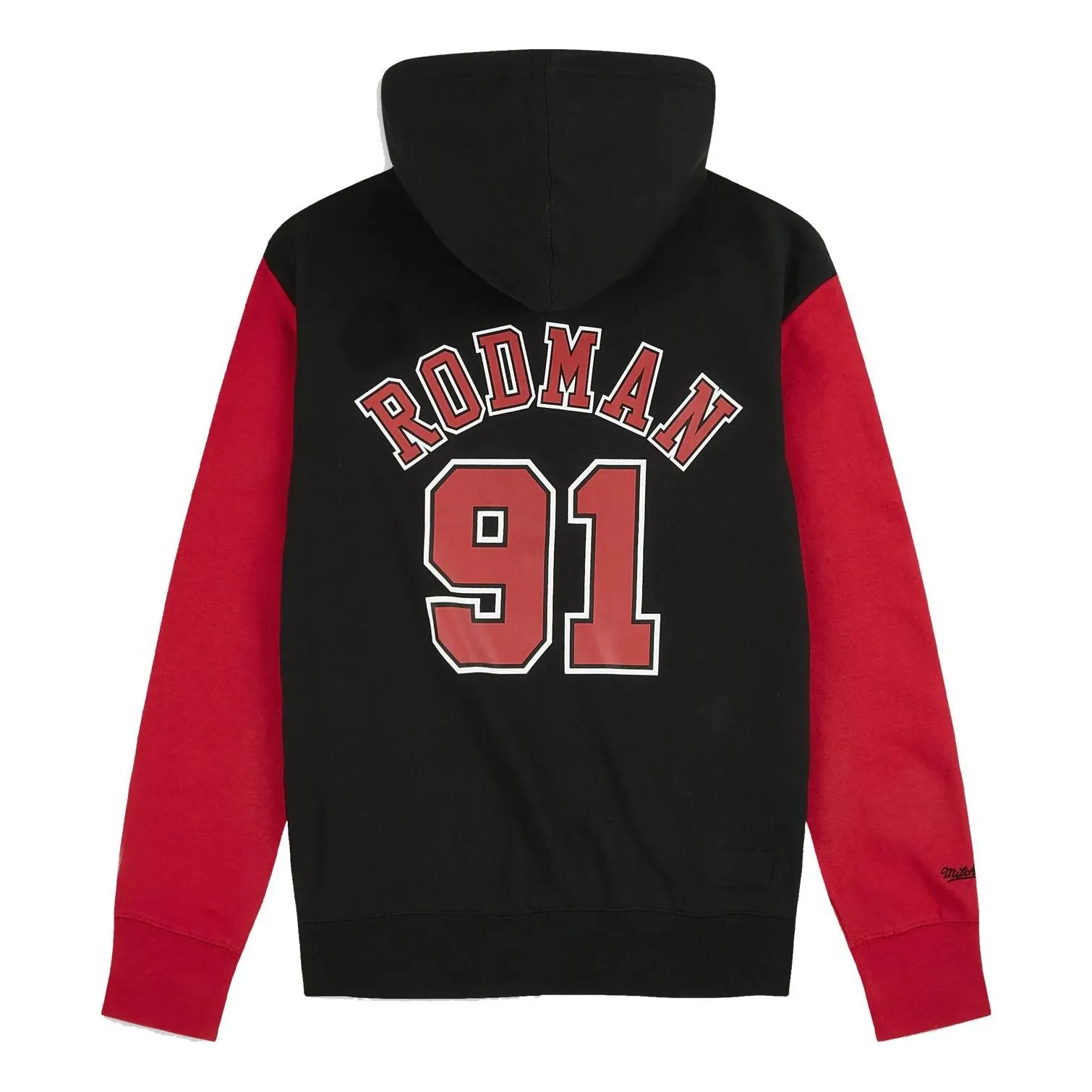 Mitchell & Ness Chicago x NBA Chicago Bulls Hoodie 'Dennis Rodman 1996' FNNP3417-CBU96DRDBKRD sold by KicksCrew product image thumbnail 2