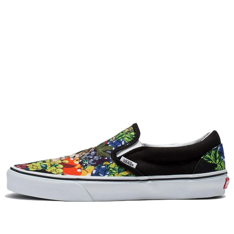 Vans Classic Slip-On Fruit Skull 'Black Multi' VN0A7Q5DY28 sold by KicksCrew