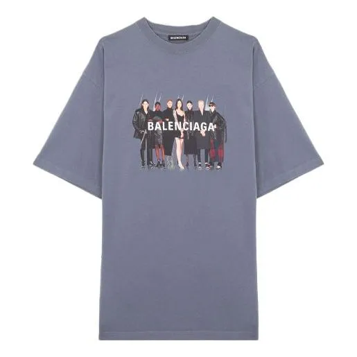 Balenciaga Real Balenciaga T-shirt 'Grey' 620969TIV471404 sold by KicksCrew