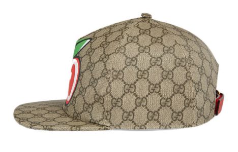 Gucci Canvas Baseball Hat with GG Apple Print 'Beige' 628446-4HL98-8474 sold by KicksCrew