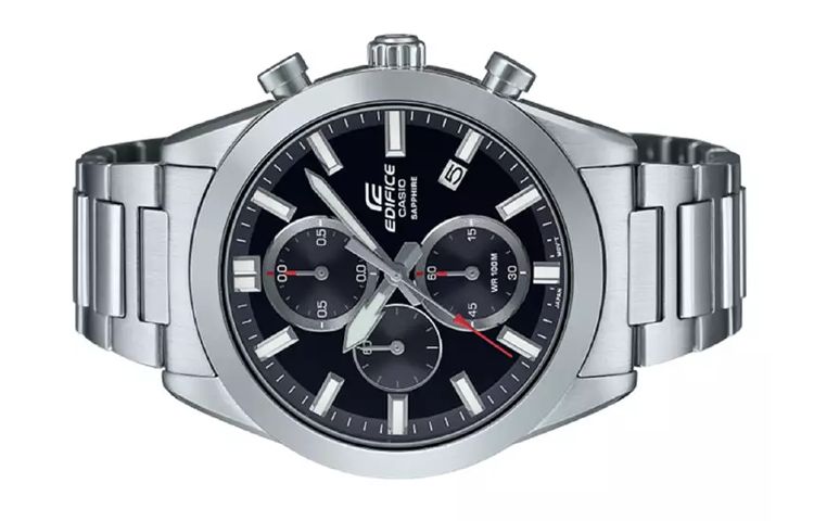 CASIO Digital-Analog 'Silver Black' EFB710D1A sold by KicksCrew product image thumbnail 2