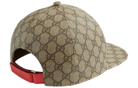 Gucci Canvas Baseball Hat with GG Apple Print 'Beige' 628446-4HL98-8474 sold by KicksCrew