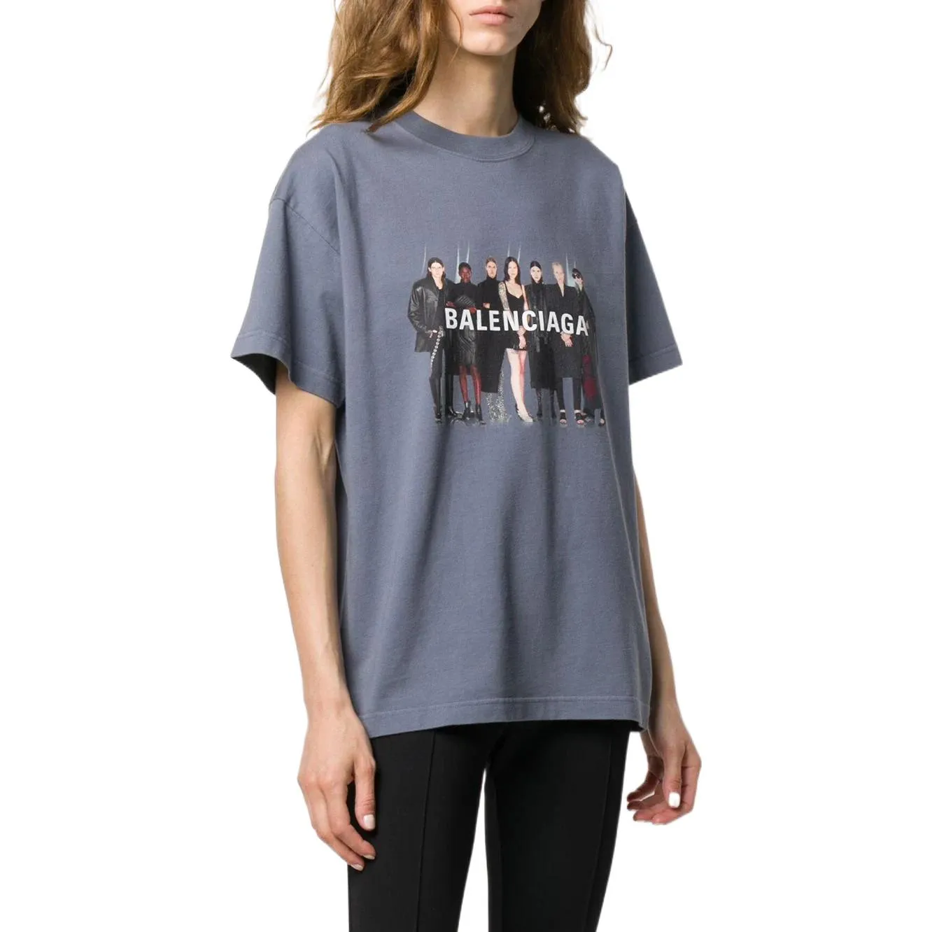 Balenciaga Real Balenciaga T-shirt 'Grey' 620969TIV471404 sold by KicksCrew product image thumbnail 3