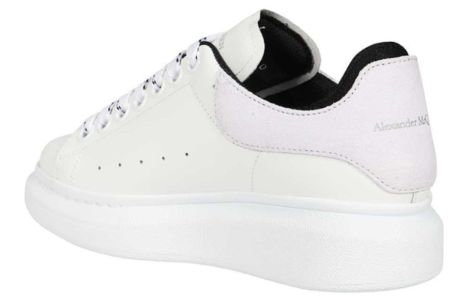 (WMNS) Alexander McQueen Oversized Sneakers 'White Pink Black' 697103WICYA8876 sold by KicksCrew