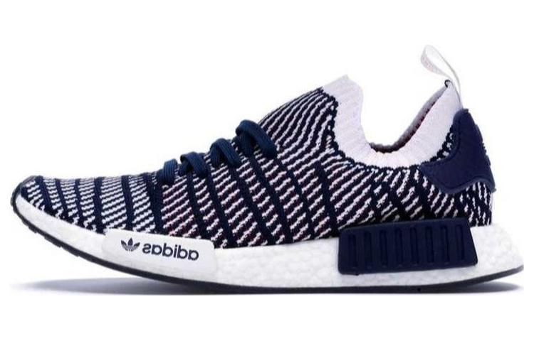 adidas NMD_R1 STLT Primeknit 'Navy White Red' D96821 sold by KicksCrew product image thumbnail 2