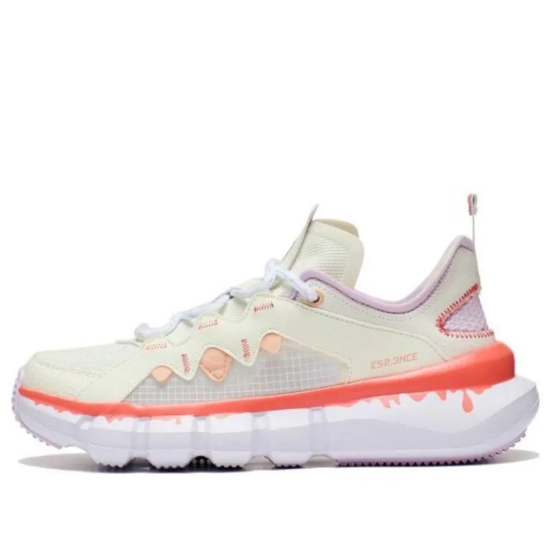 (WMNS) Li-Ning Essence 2.3 Lite 'Cream White Orange' ABCT050-3 sold by KicksCrew